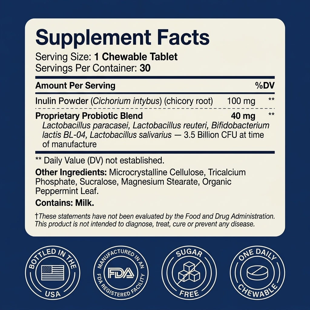 Daily Oral Synbiotic